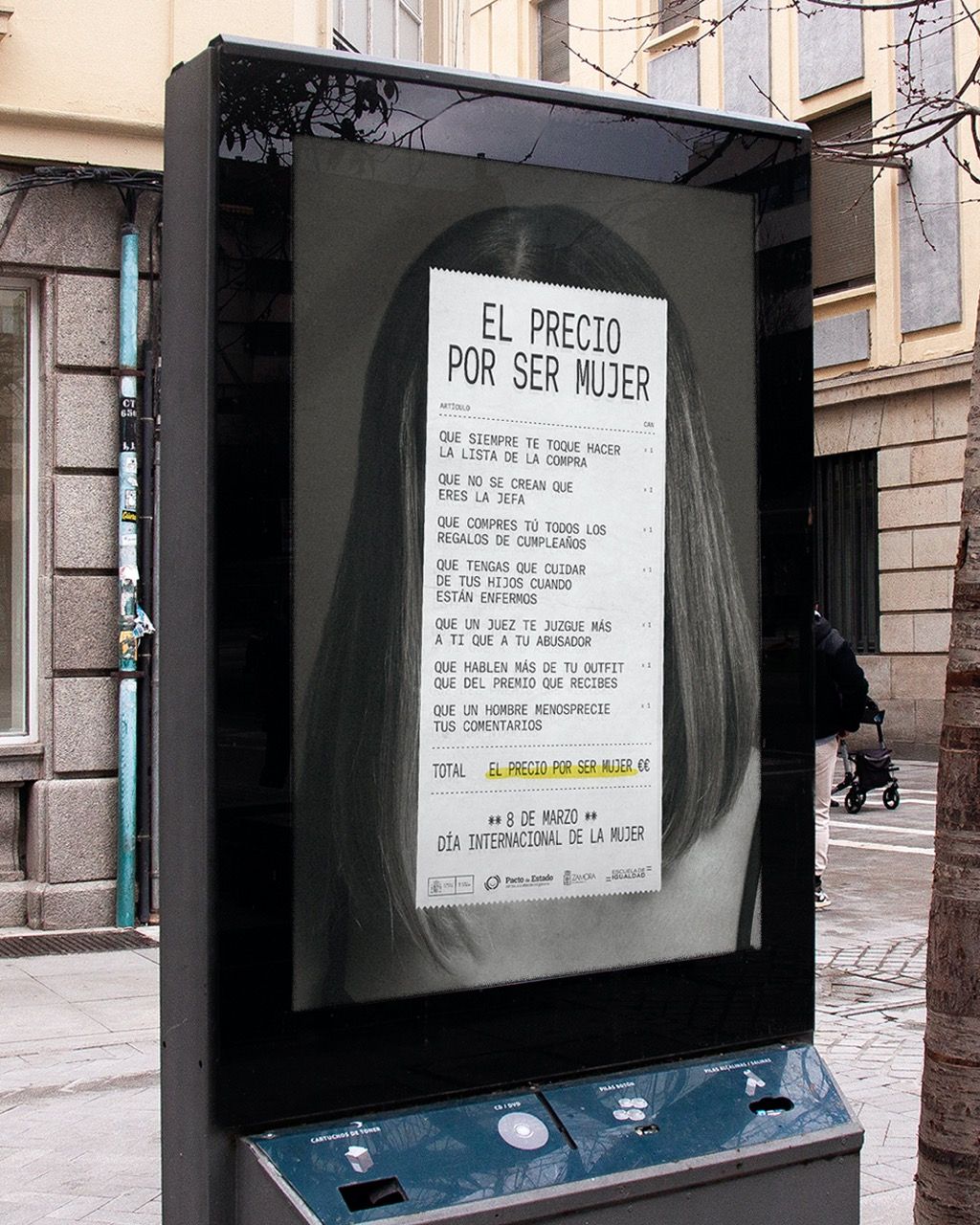 Campaña 8M. Ayuntamiento de Zamora