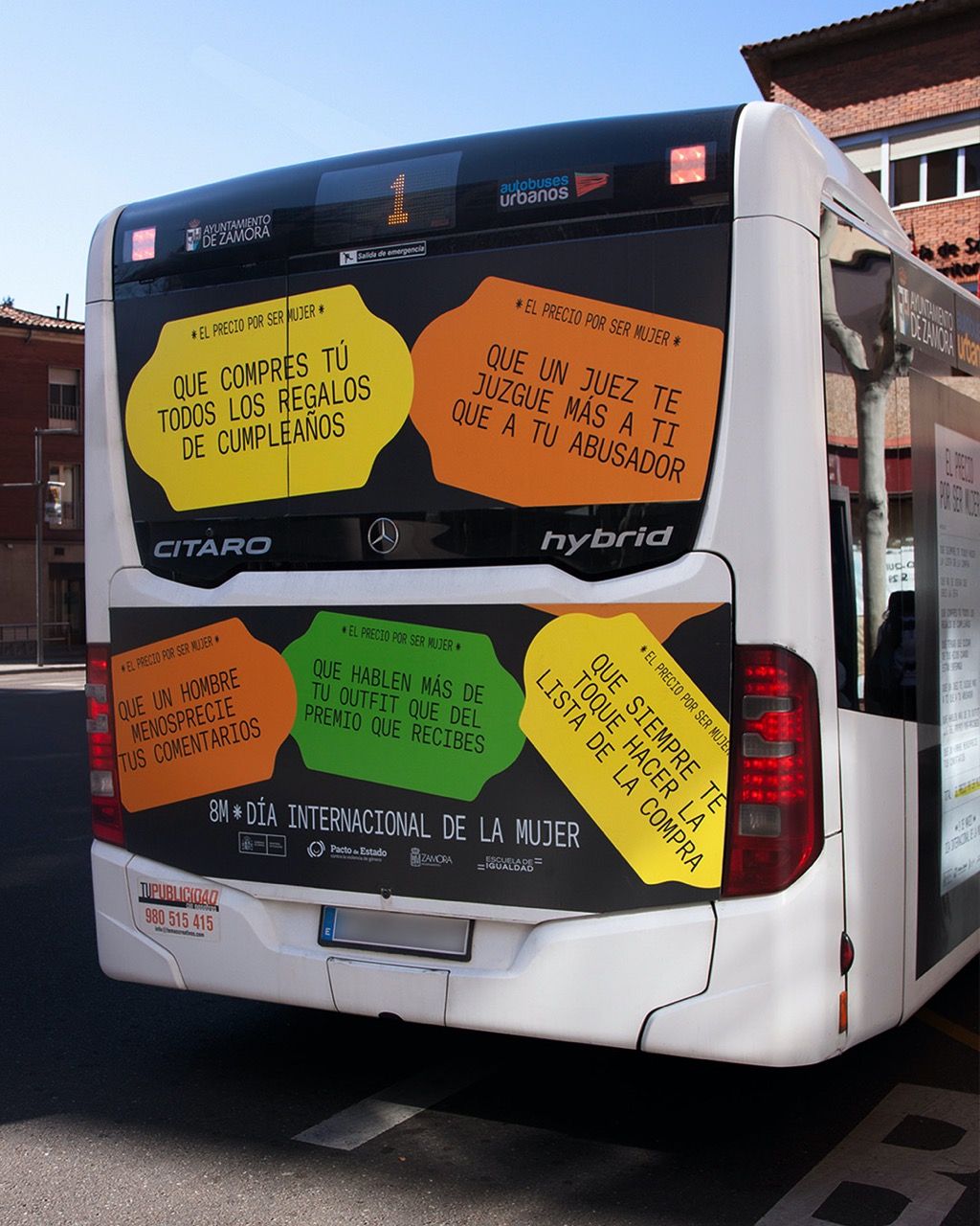 Campaña 8M. Ayuntamiento de Zamora