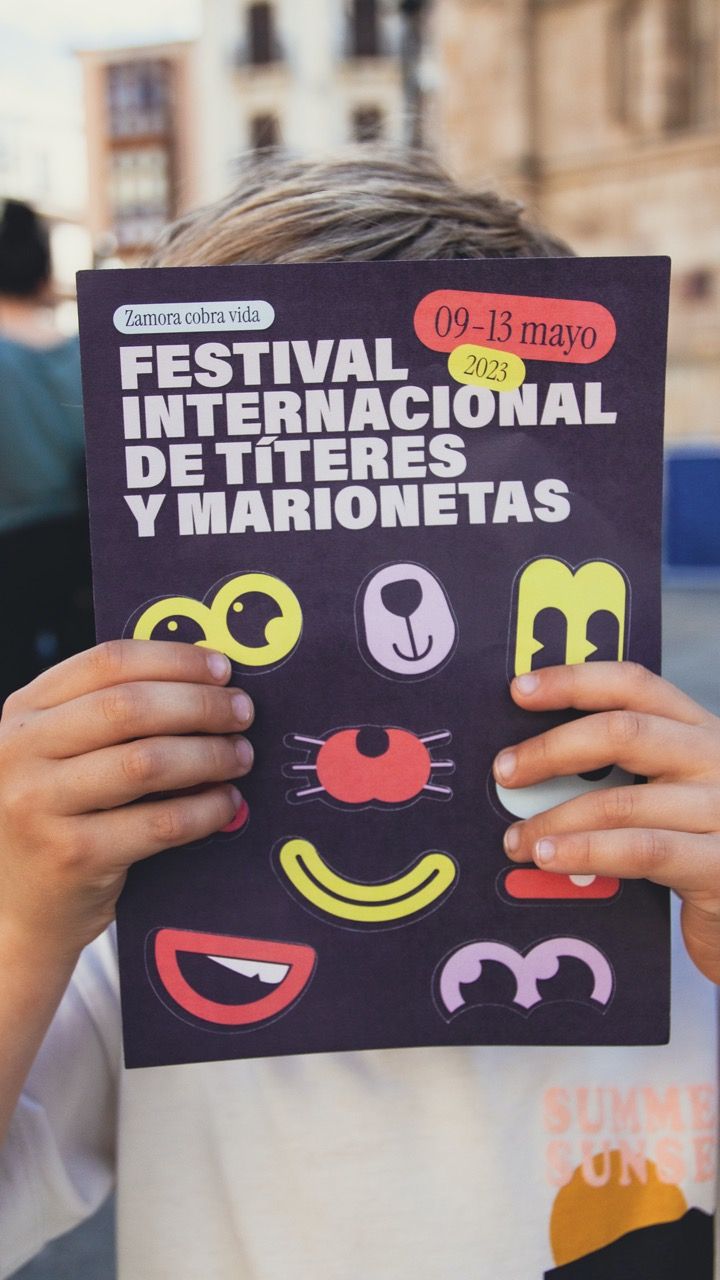 Festival Internacional Títeres y Marionetas Zamora - Programa pegatinas